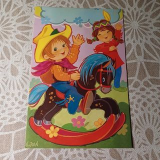 Postales antiguas del ilustrador J.Joan