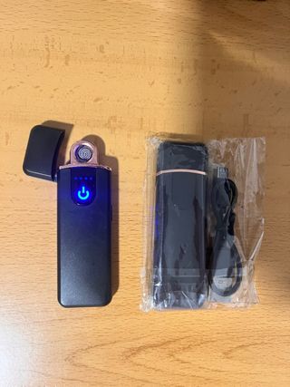 Encendedor Eléctrico USB Negro