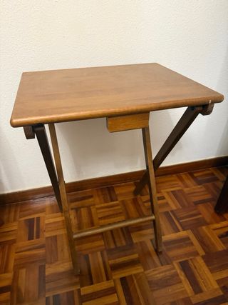 Mesa Auxiliar Plegables Madera