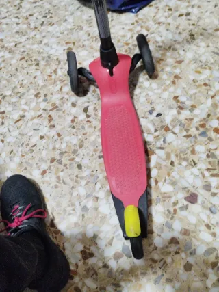 Patinete infantil 3 ruedas rosa