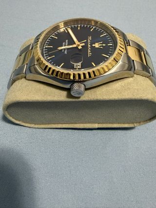 Reloj Maserati Hombre Azul y Dorado