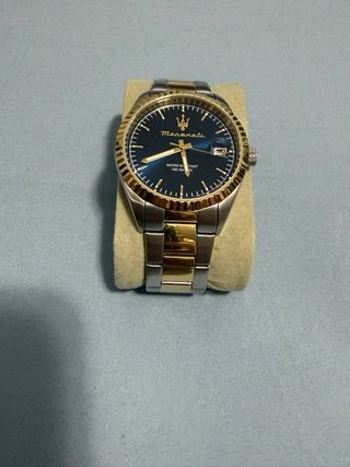 Reloj Maserati Hombre Azul y Dorado
