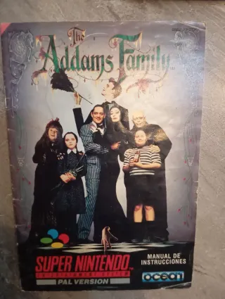 The Addams Family SNES Super Nintendo PAL