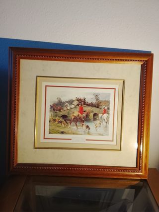 Cuadro Caza a Caballo con Perros