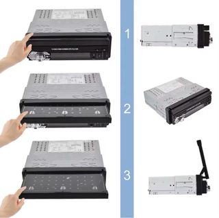 Radio con pantalla 1 Din Universal de 7 pulgadas