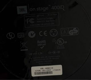 JBL, Altavoz Base para iPod/iPhone