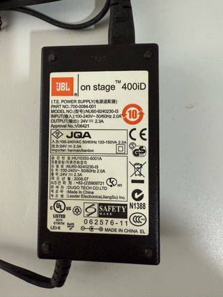 JBL, Altavoz Base para iPod/iPhone