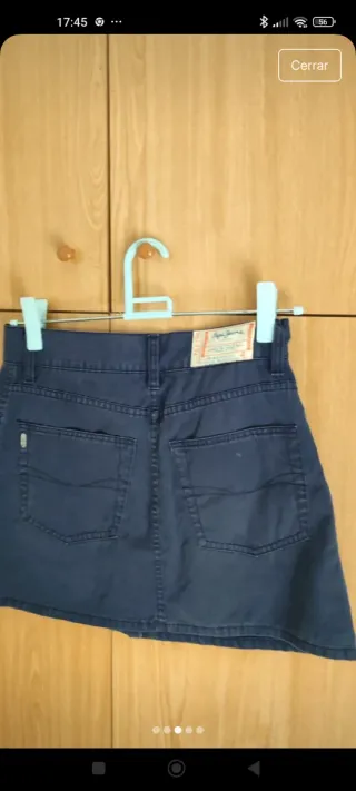 Minifalda Pepe Jeans azul