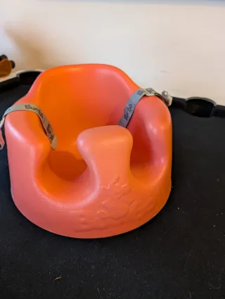 Bumbo Silla Piso Bebé Bandeja Rojo