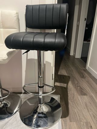 Taburete Alto Cocina/Bar Negro