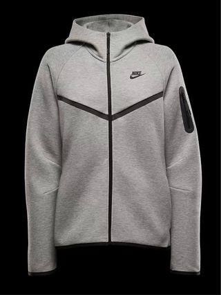 Chaqueta con capucha Nike gris, original