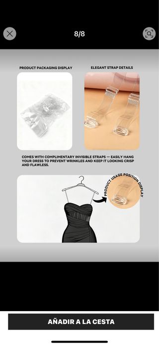 Vestido de fiesta blanco nupcial