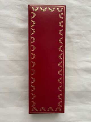 Bolígrafo Cartier Dorado