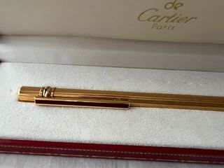 Bolígrafo Cartier Dorado