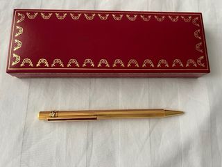 Bolígrafo Cartier Dorado
