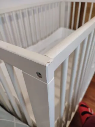 Cuna Gulliver Ikea 60x120cm + Colchón y Chichonera