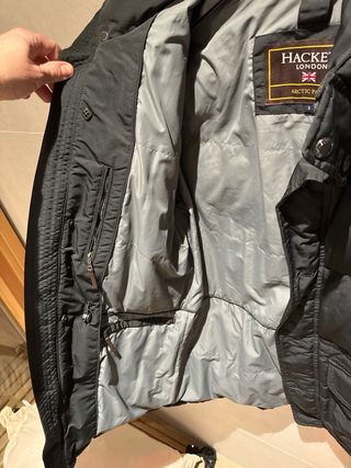 Abrigo Hackett London TS Negro Talla S como nuevo