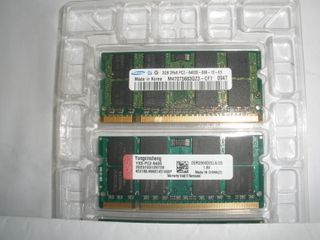 Memoria Ram DDR2 4Gb (2x2Gb) Portatil PC2-6400