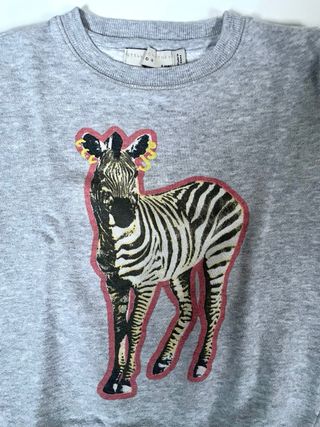 Felpa Stella McCartney Zebra Unisex 4 anni