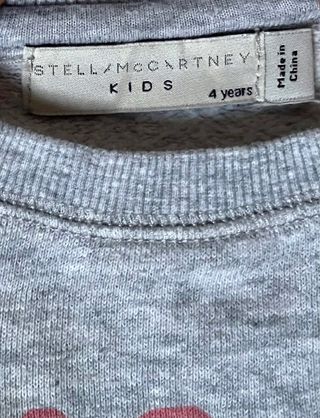 Felpa Stella McCartney Zebra Unisex 4 anni