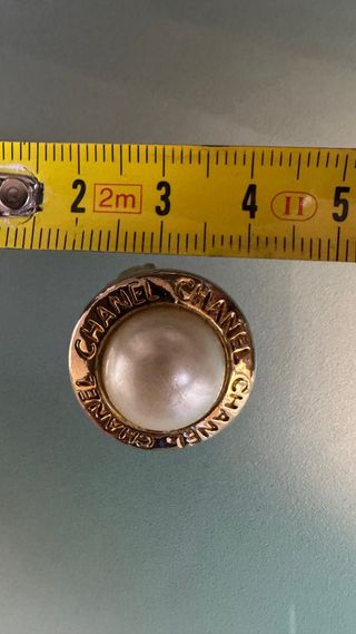 Pendientes Chanel Vintage Perlas Dorados