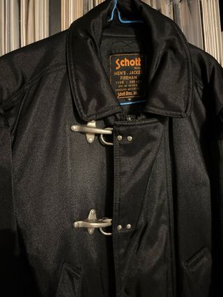 Cazadora Schott Fireman Negra