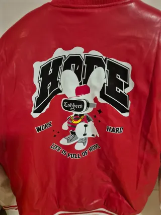 Chaqueta Cantarana Roja y Blanca Talla L