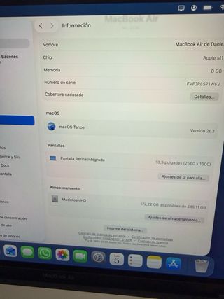 MacBook Air 13 Gris Espacial