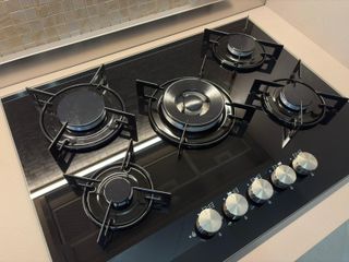 Piano Cottura Glem Gas Cristallo 70cm - 5 Fuochi