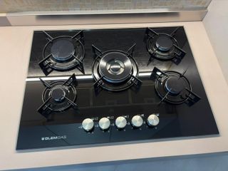 Piano Cottura Glem Gas Cristallo 70cm - 5 Fuochi