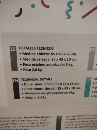 Hamaca Musical Tuc Tuc Muve Dreams