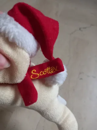 Peluche cane natalizio Scottex