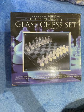 Ajedrez de Cristal Elegante