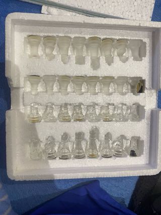 Ajedrez de Cristal Elegante