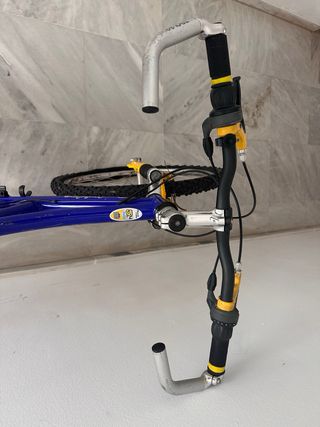 Bicicleta Montaña Doble Suspensión Azul