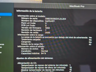 MacBook Pro 13 M2 2022 8GB 256GB Plata
