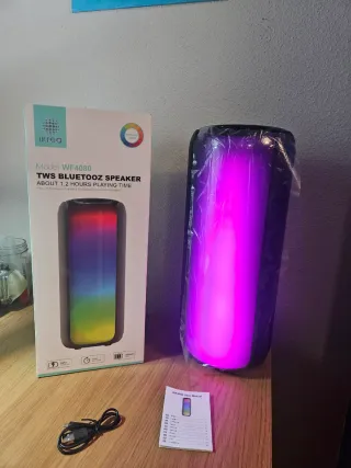 Altavoz Bluetooth IKFEA WF4080 Negro