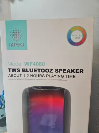 Altavoz Bluetooth IKFEA WF4080 Negro