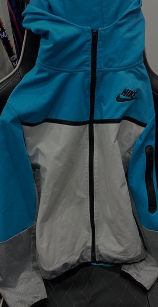 Nike Tech Fleece Chaqueta Azul y Gris