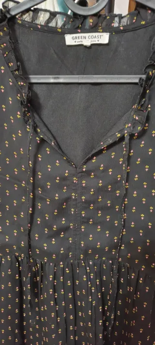 Vestido adolescente GREEN COAST negro