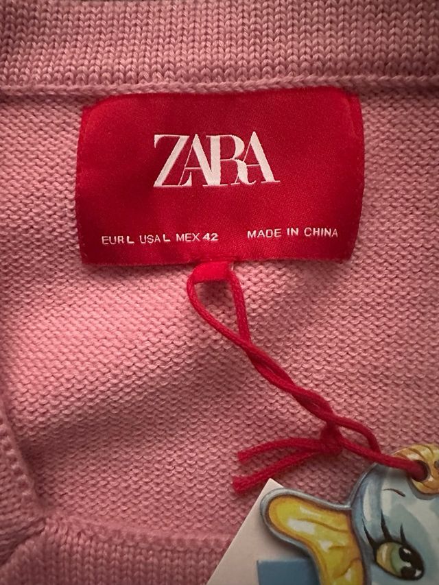 Chaleco Zara Rosa Harry Lambert