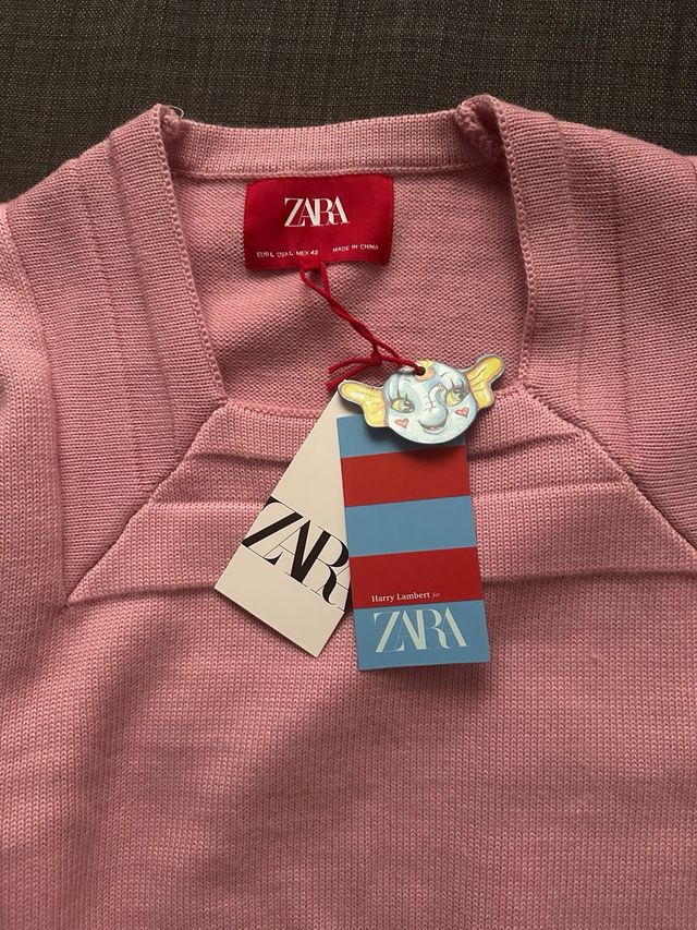 Chaleco Zara Rosa Harry Lambert