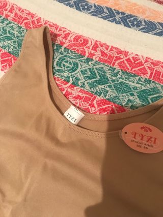 Body elástico color carne talla única