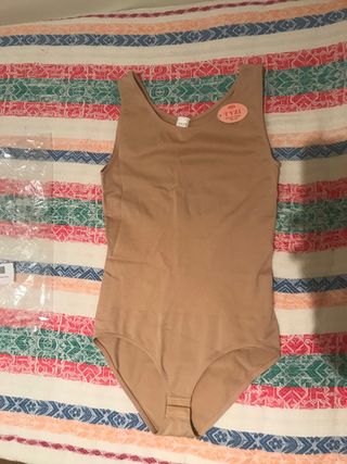 Body elástico color carne talla única