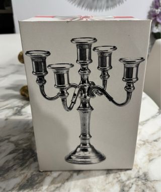 Coppia di Candelabri a 5 luci in ottone