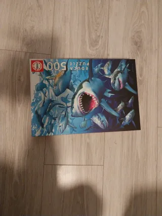 Puzzle Educa 500 Piezas Tiburones