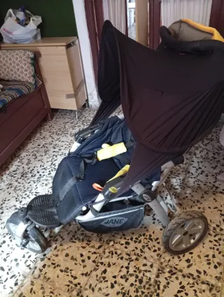 Silla de paseo 3 ruedas con arnés