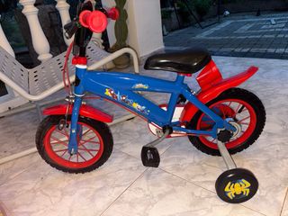 Bicicleta Spiderman Azul y Roja