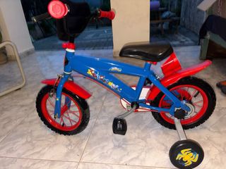 Bicicleta Spiderman Azul y Roja