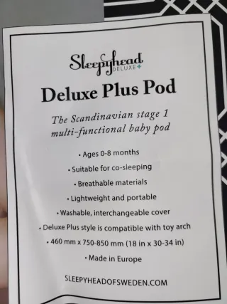 Nido para bebé Sleepyhead Deluxe+